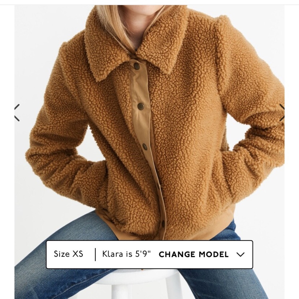 Madewell Sherpa Portland Camel Coat